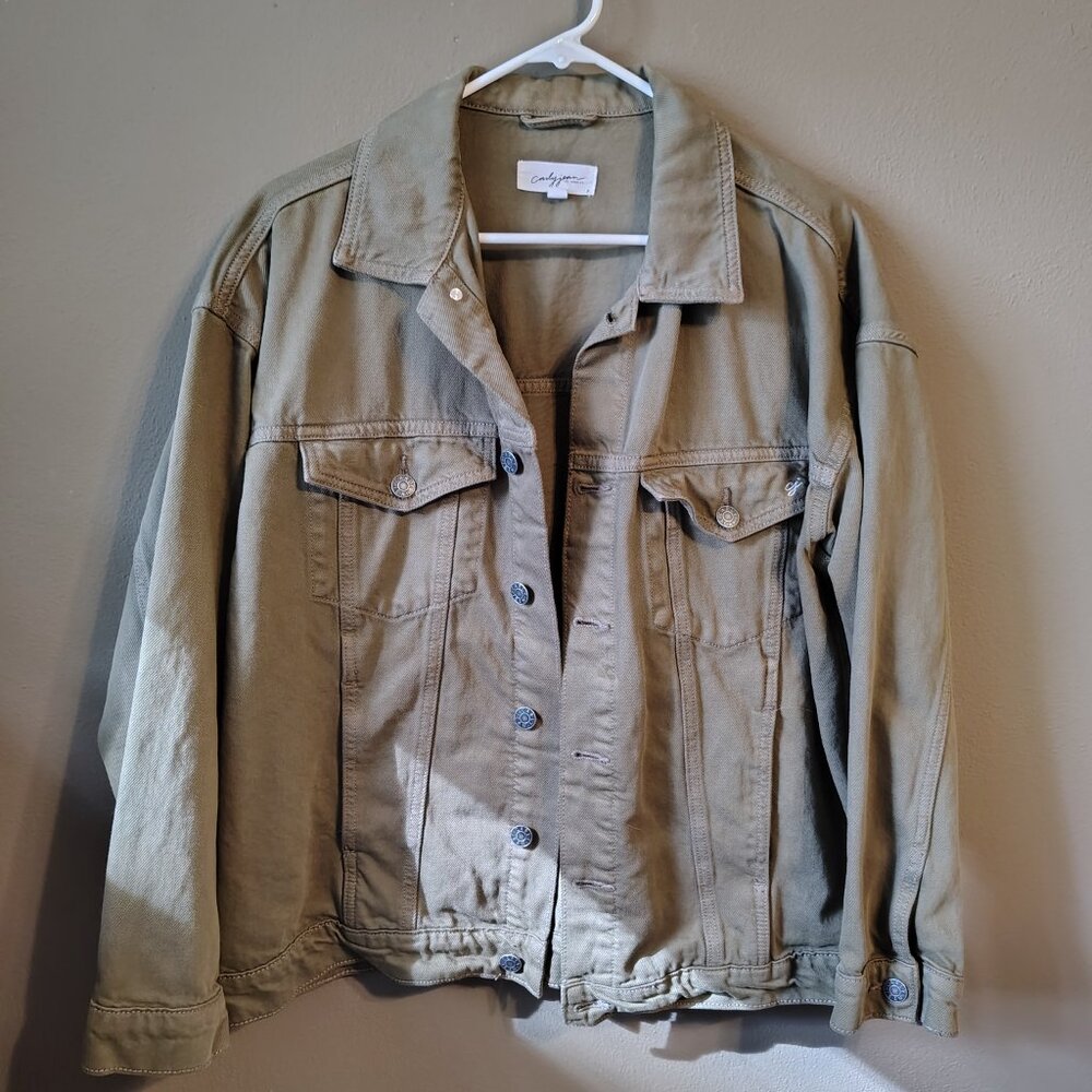 Carly Jean Hunter Jean Jacket Size Small